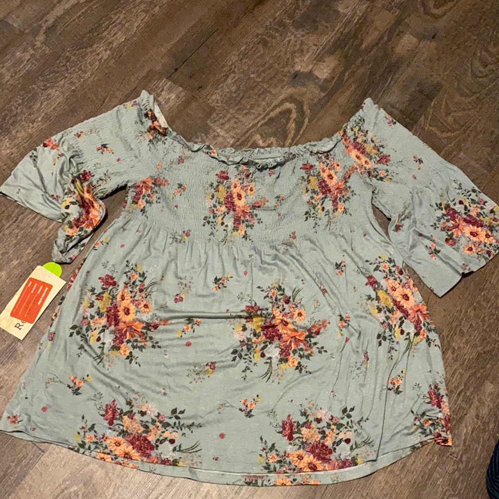 Flowered blouse
